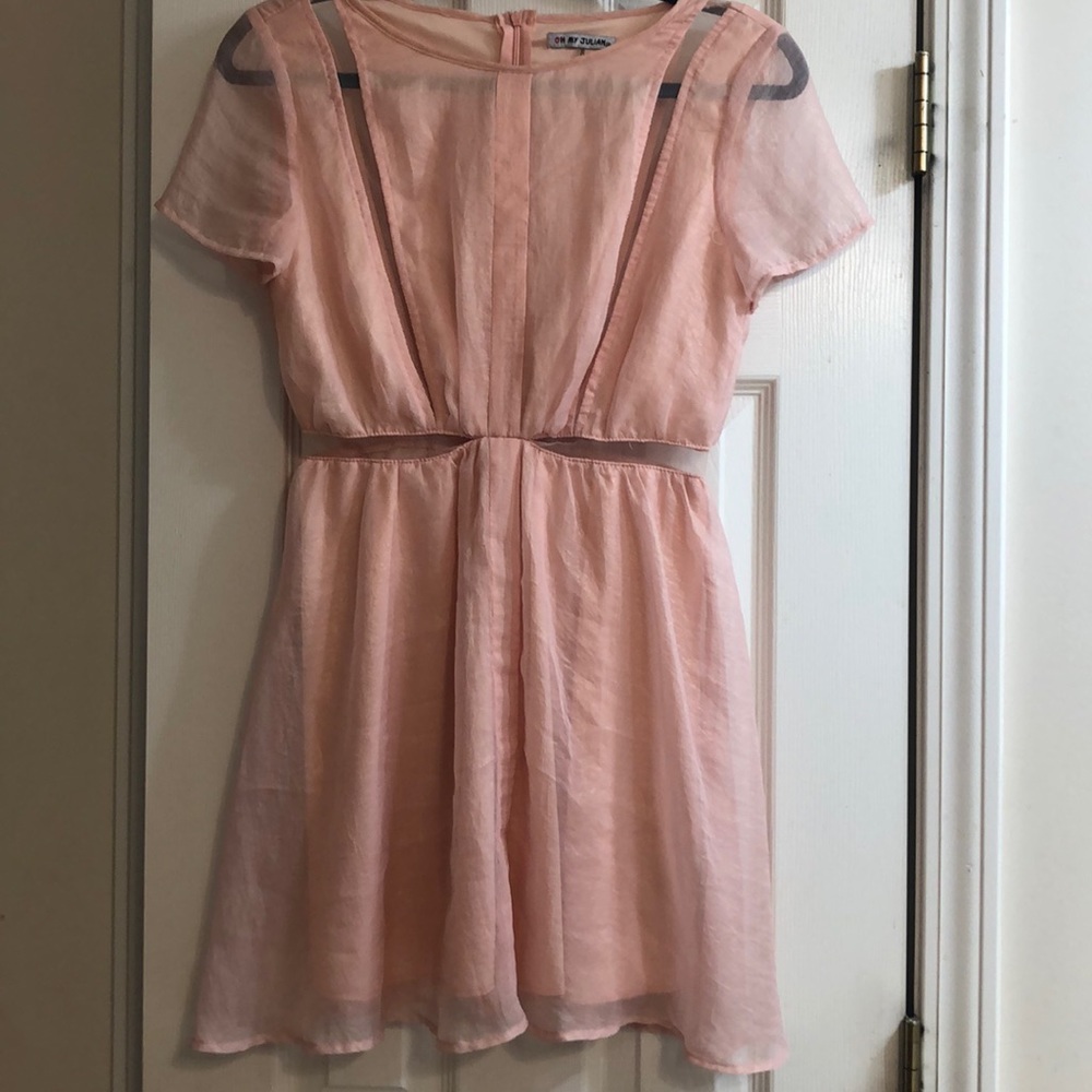 Pastel pink sundress